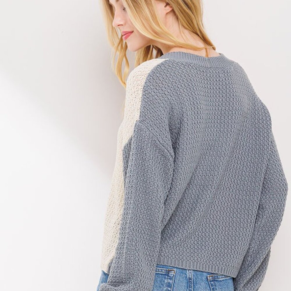 Color Block Cardigan - Picture 7 of 8